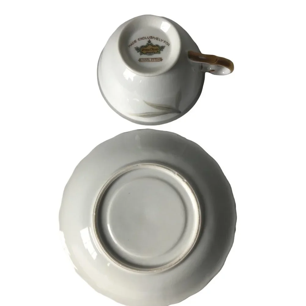Vintage Grace‎ China Charleston orchid vine China cup and saucer Japan